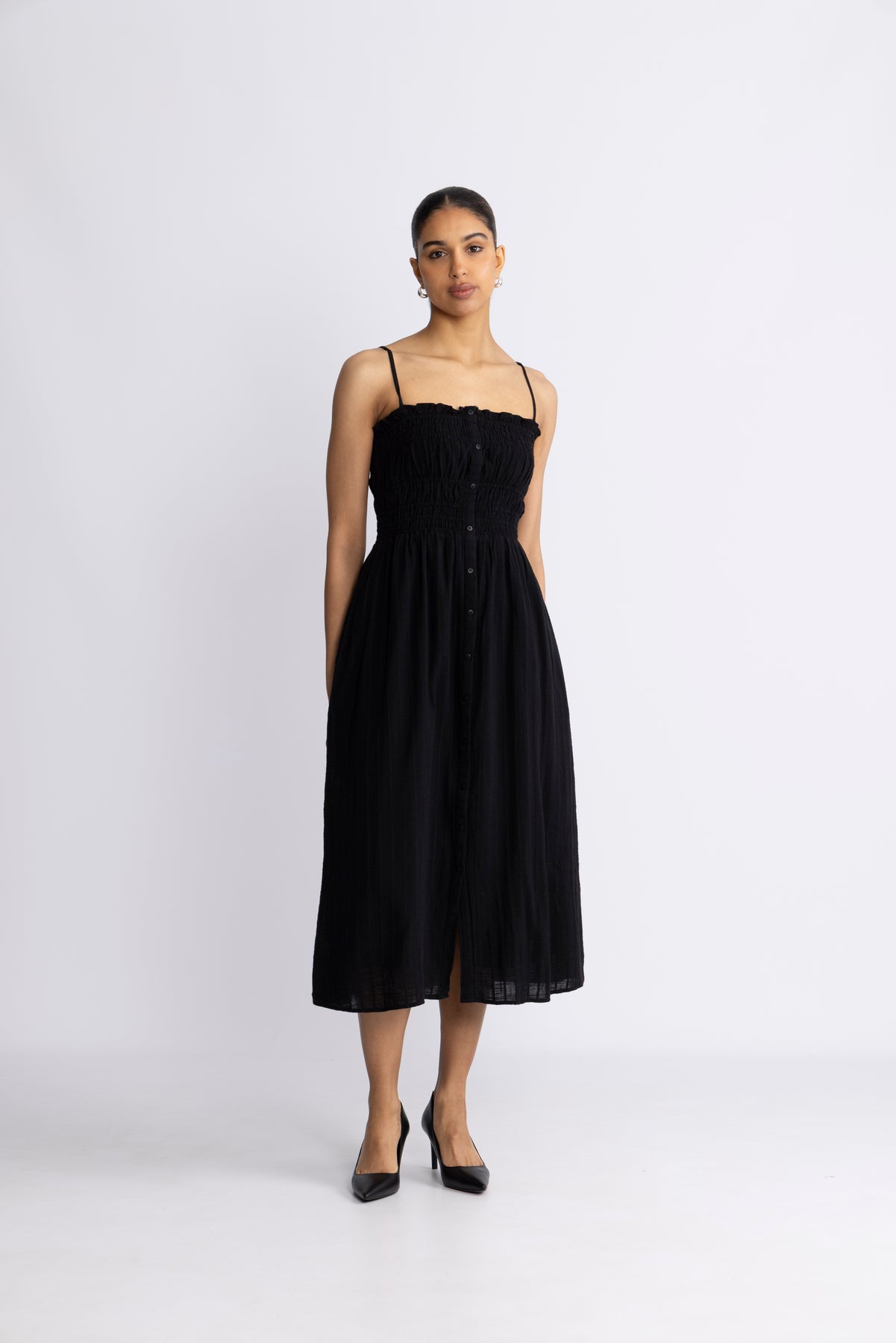 Briona Strap Dress - Svart