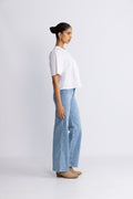 Ethelyn 2/4 Blus - Bright White