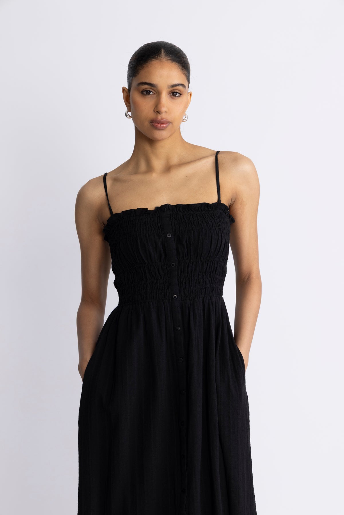 Briona Strap Dress - Svart