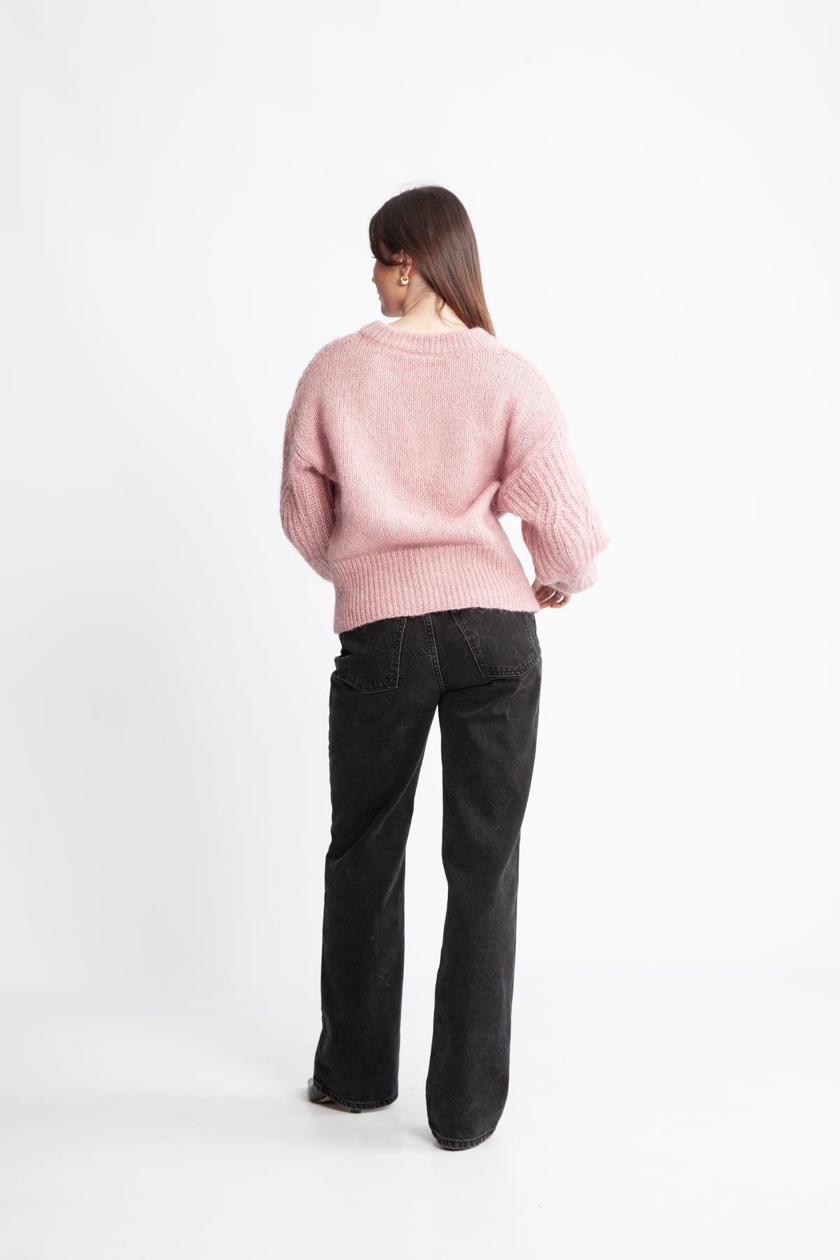 Yaszuma Ls Knit Cardigan - Lilas