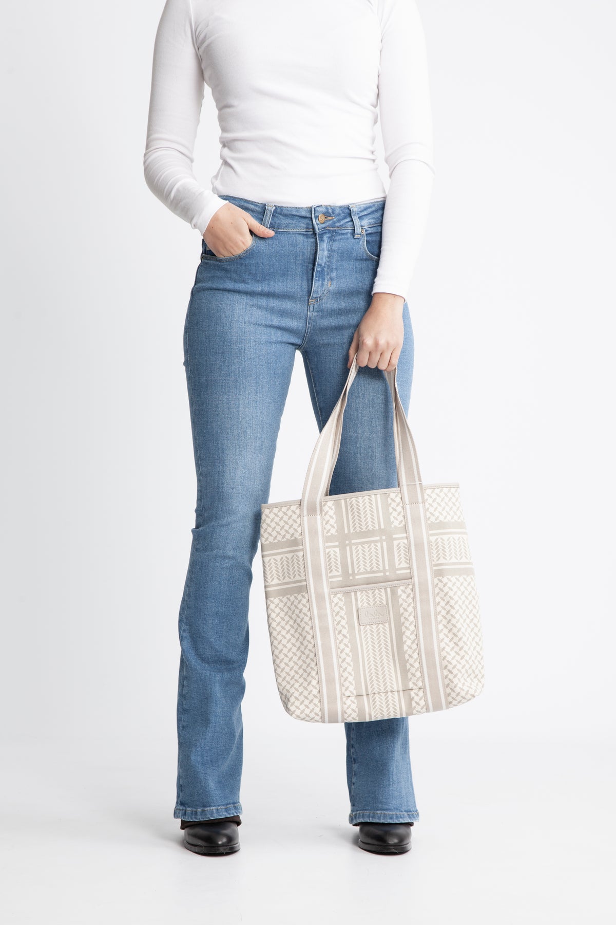 Tote Carmela 2.0 - Heritage Stripe Beige
