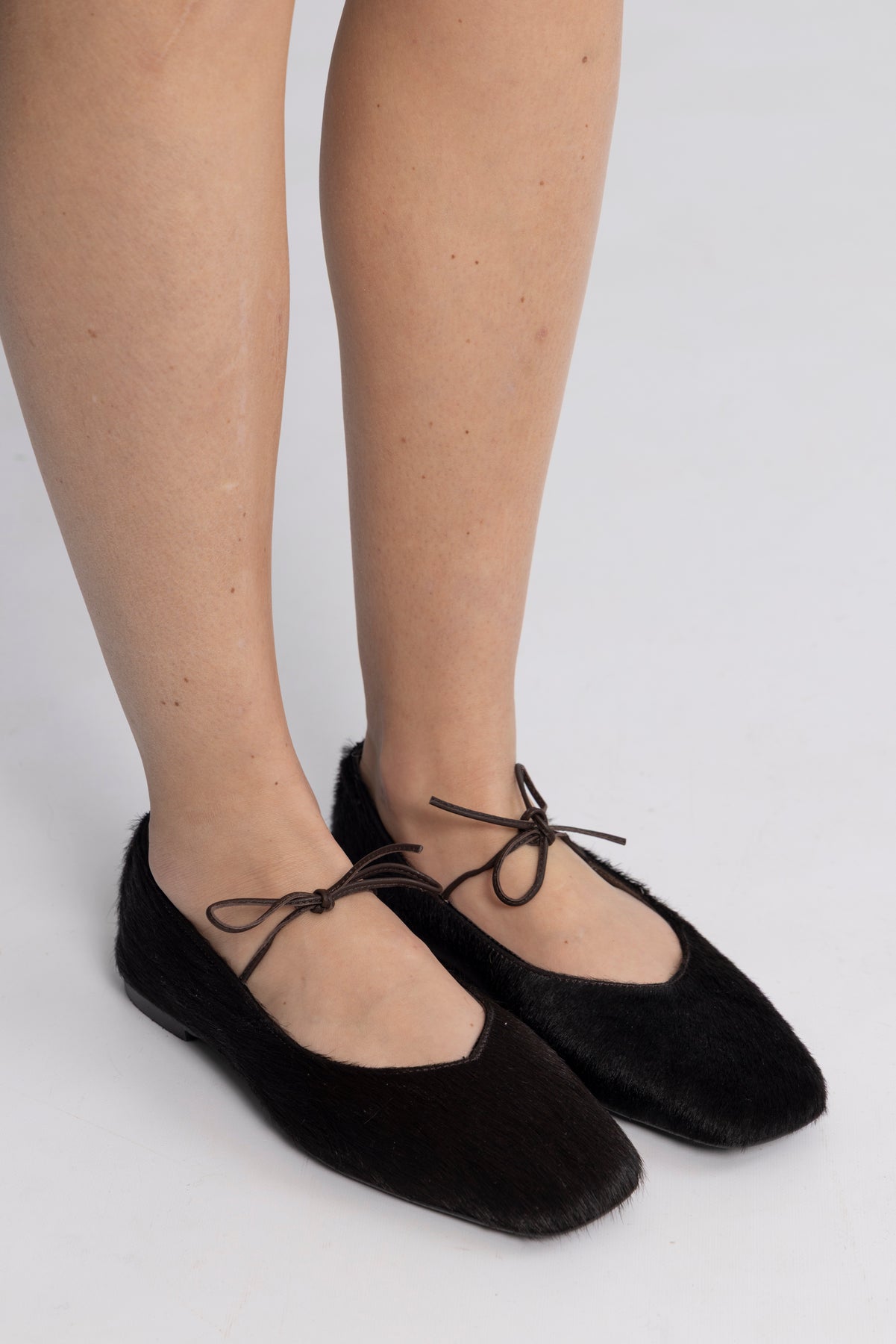 Sway Leather Ballerinaskor - Soft Brown