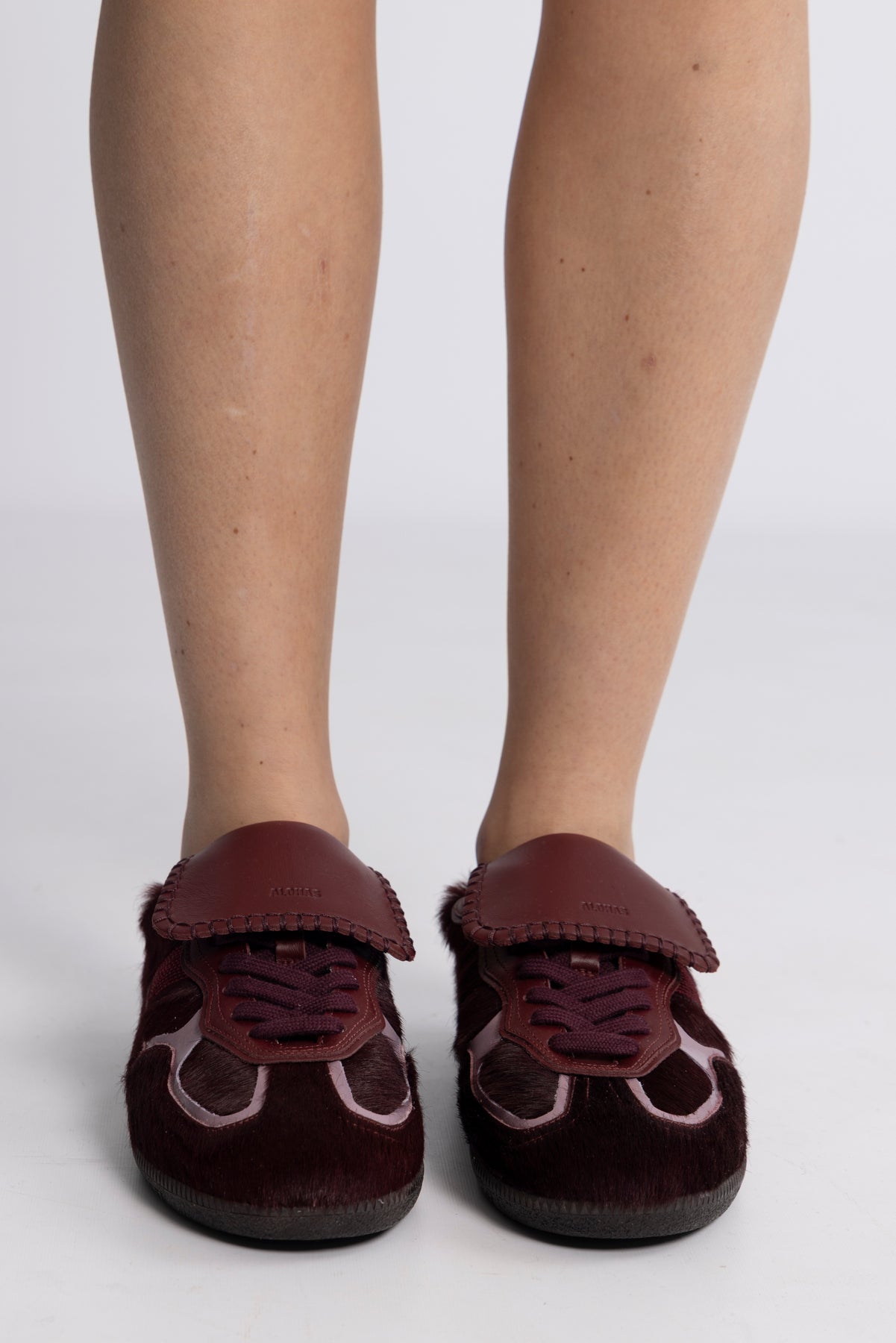 TB.490 Club Leather Sneakers - Soft Burgundy