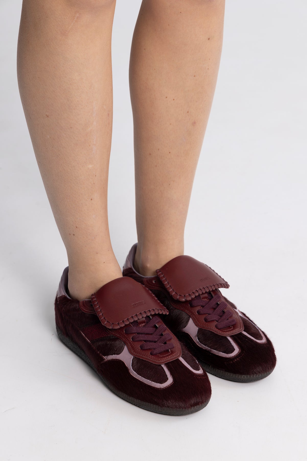 TB.490 Club Leather Sneakers - Soft Burgundy