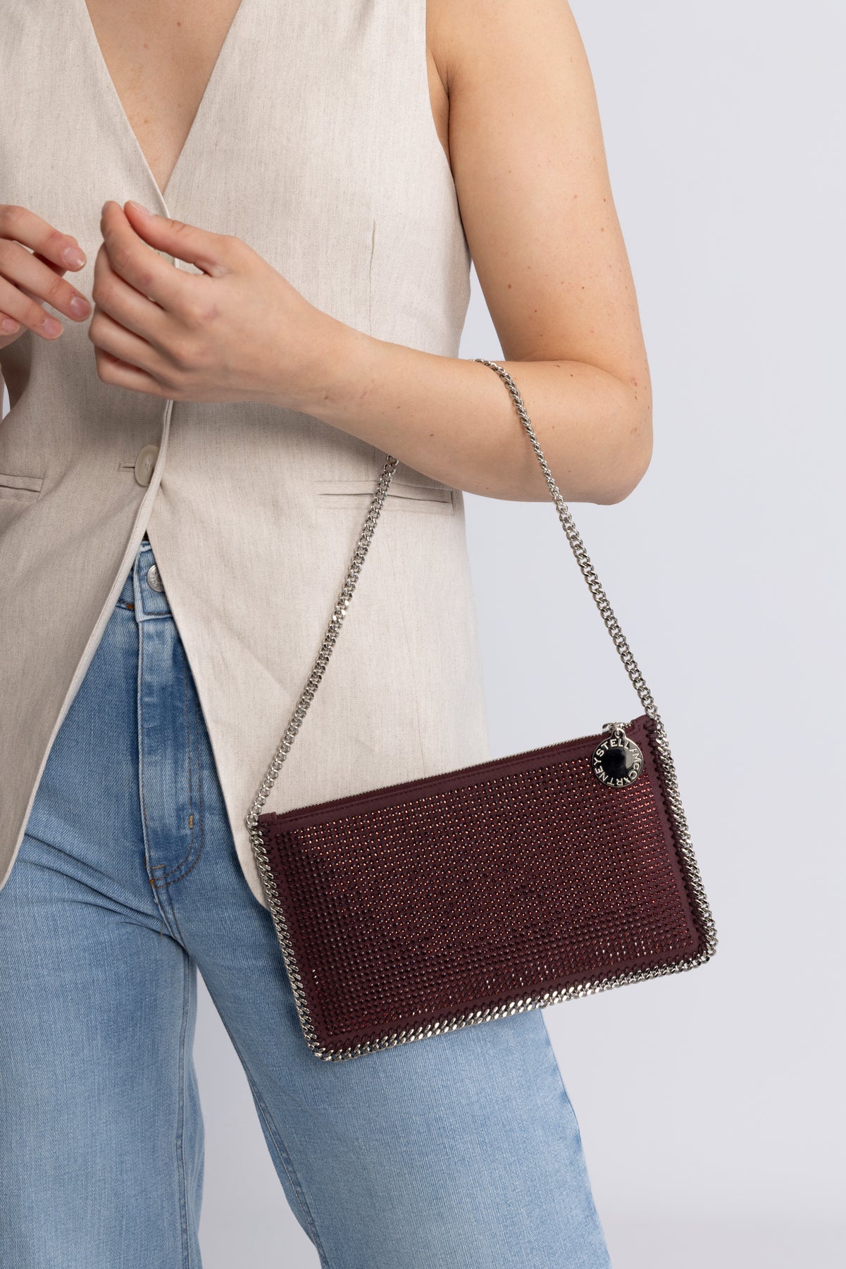 Falabella Pochette Axelväska - Raisin
