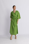 Vilmi 3/4 Ankle Wrap Dress - Spindle Tree