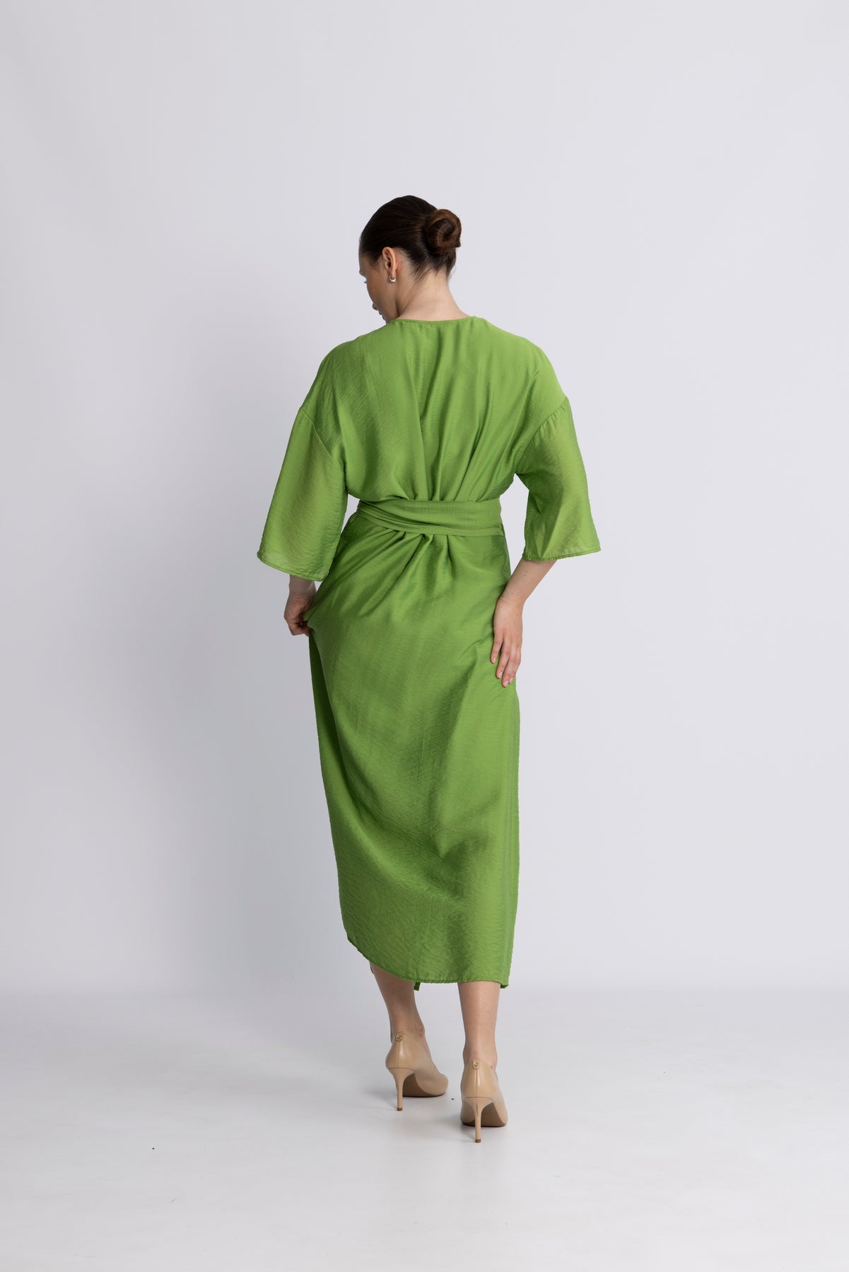 Vilmi 3/4 Ankle Wrap Dress - Spindle Tree