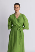 Vilmi 3/4 Ankle Wrap Dress - Spindle Tree