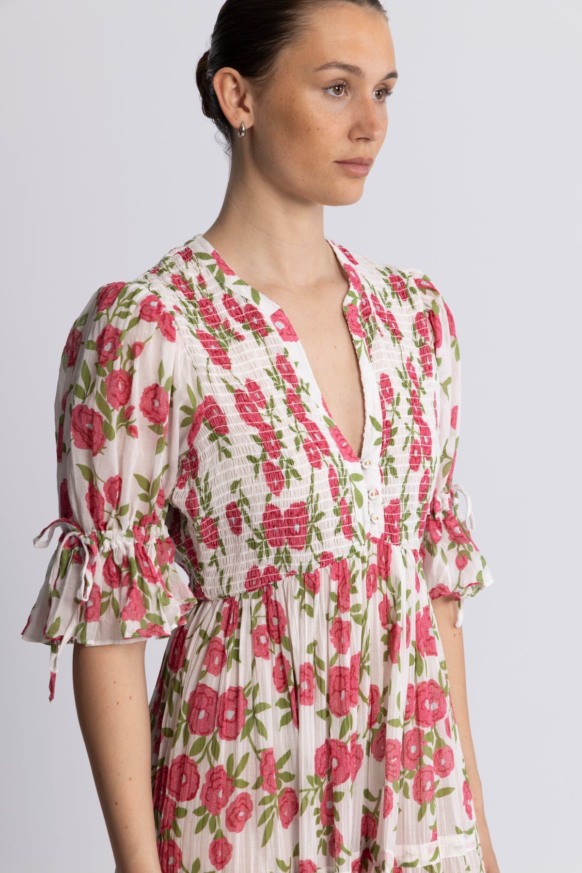 byTiMo Bohemian Relaxed Dress - Pink Meadow