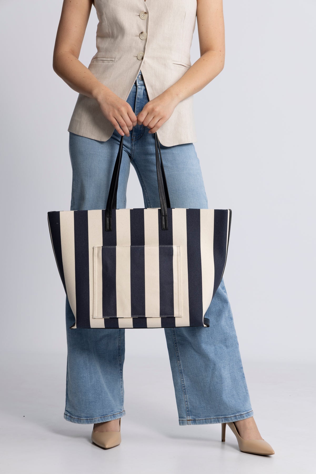 Day Travel Stripe Bag - Navy Blazer