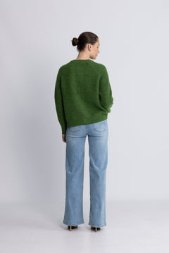 Lulu Ls Knit Short Cardigan - Spindle Tree Black Core