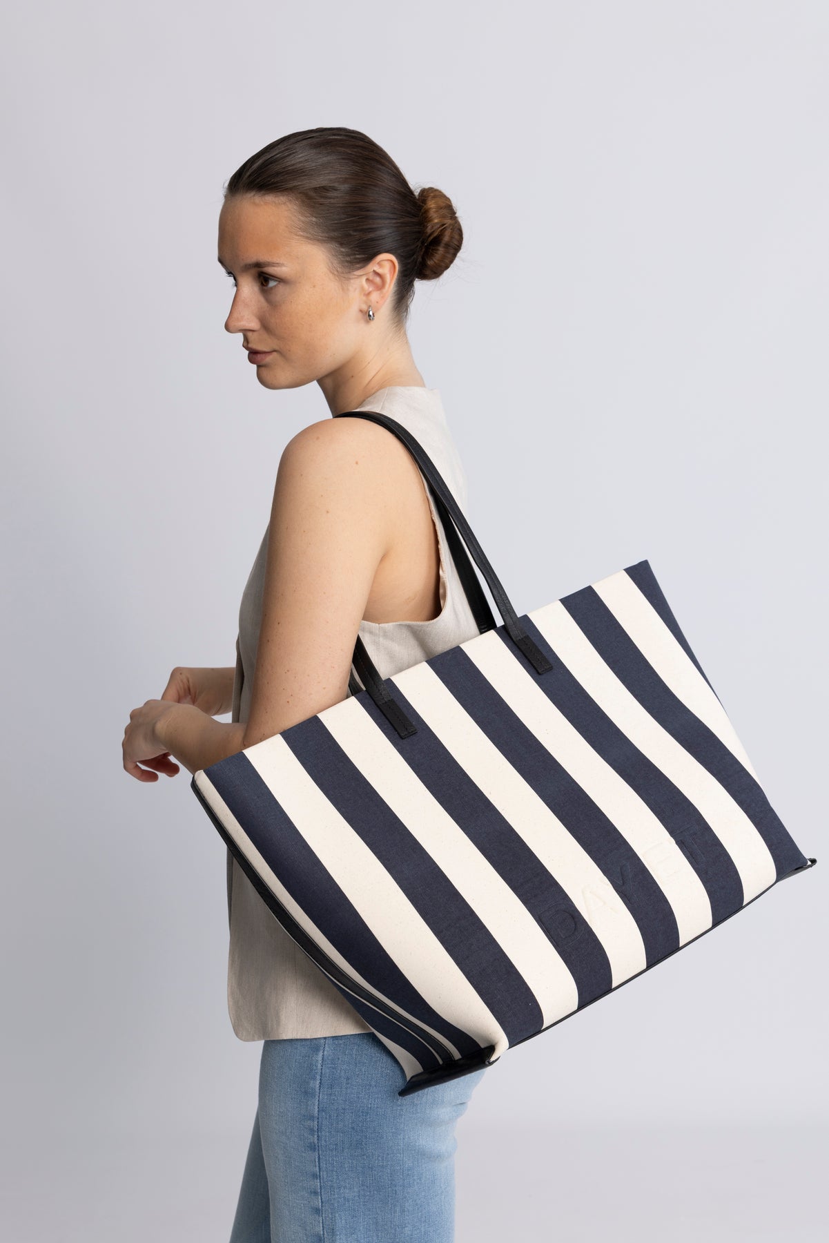 Day Travel Stripe Bag - Navy Blazer