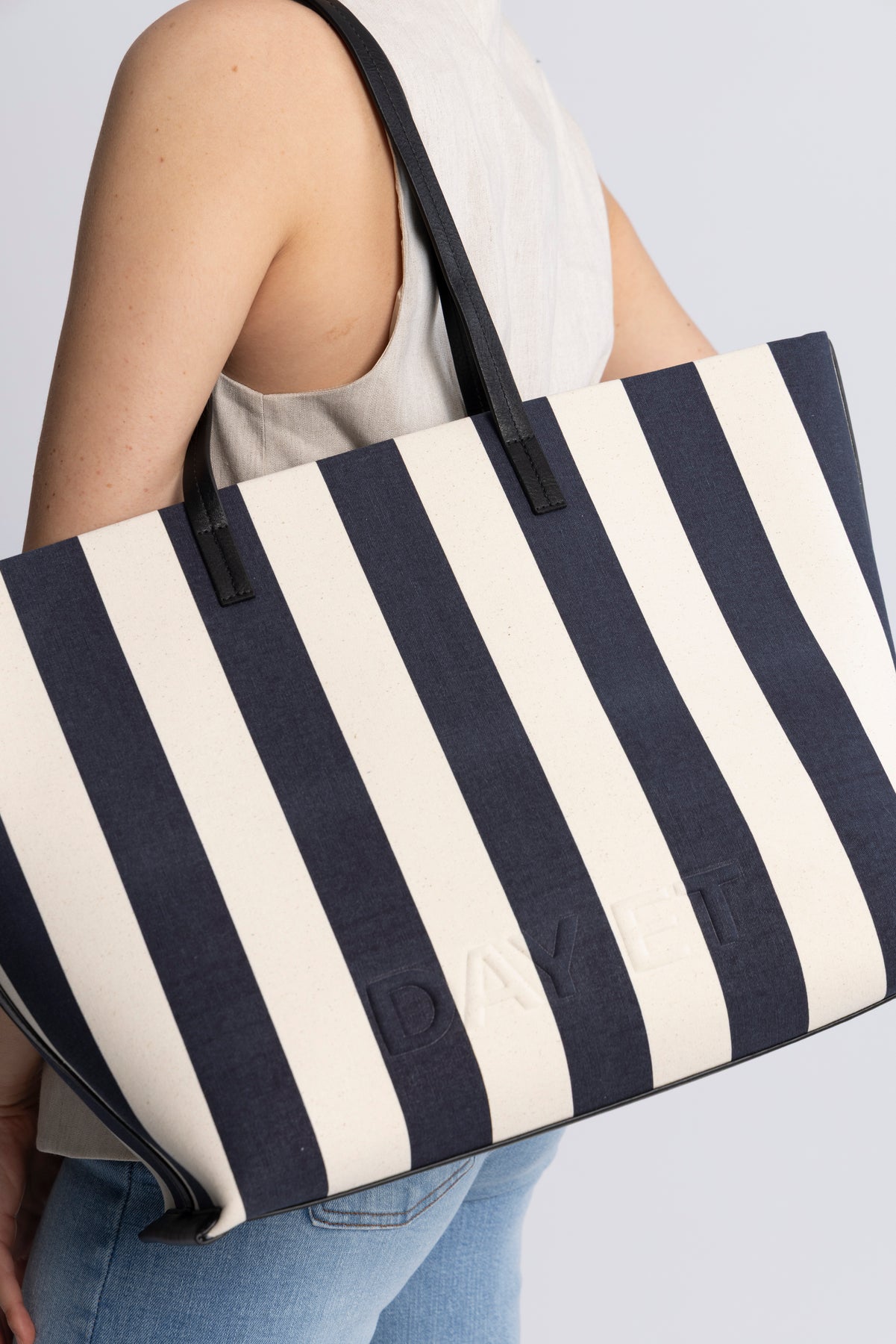 Day Travel Stripe Bag - Navy Blazer