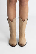 Nikki Suede - Beige mocka