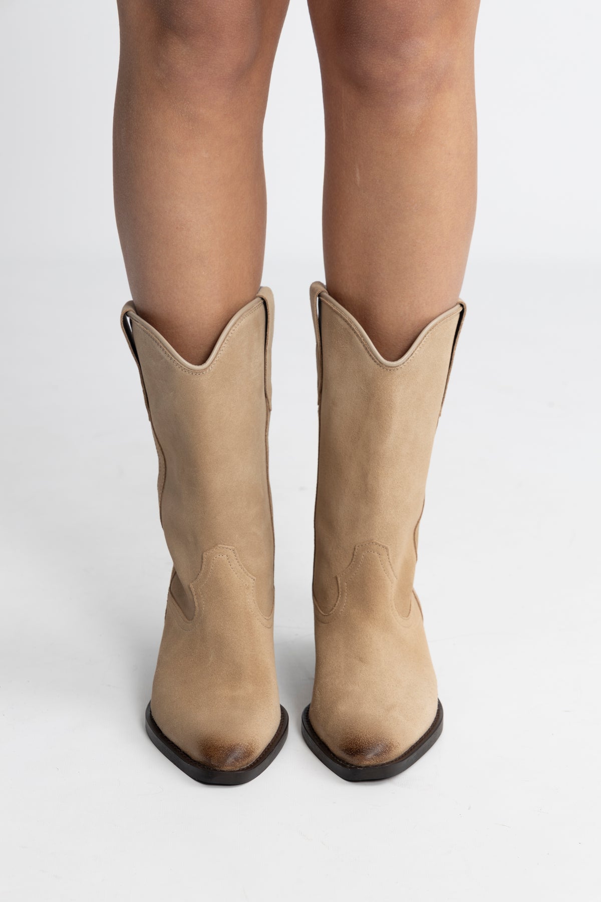 Nikki Suede - Beige mocka