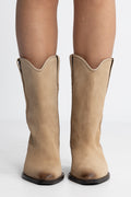 Nikki Suede - Beige mocka