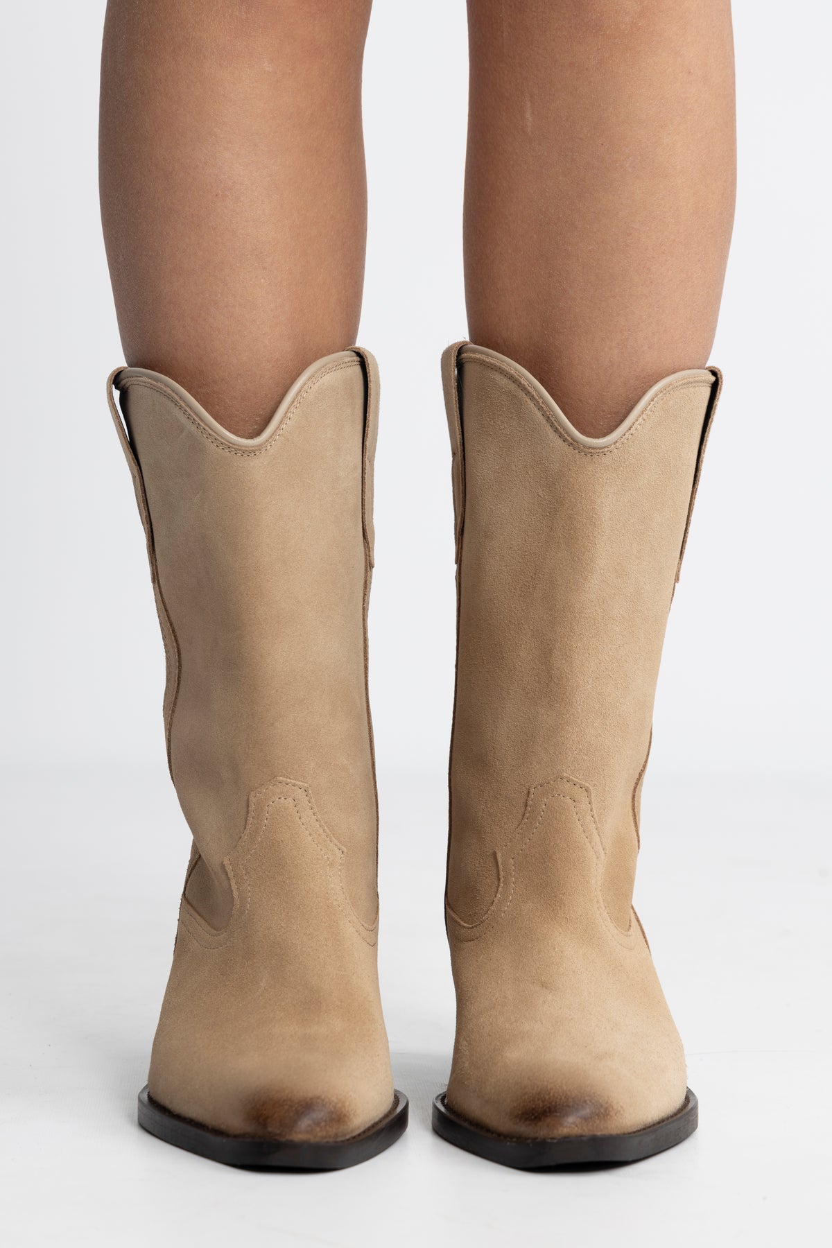 Nikki Suede - Beige mocka