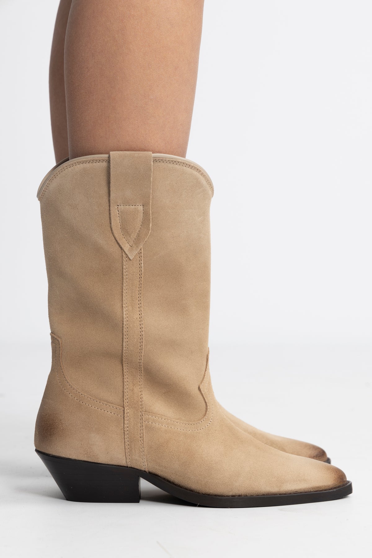 Nikki Suede - Beige mocka