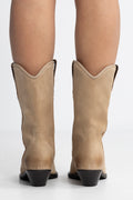 Nikki Suede - Beige mocka