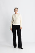 Una Chunky Jacket - Bright White