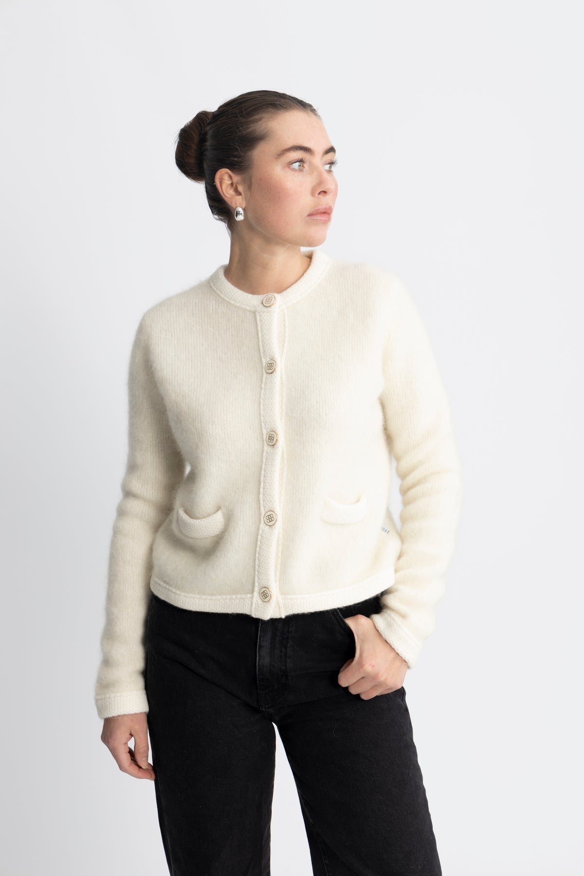 Una Chunky Jacket - Bright White