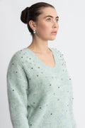 Cmmarni-Pullover - Silt Green Melange