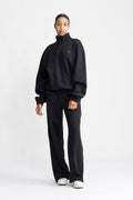 Organic Panelled Sweatshirt - Svart