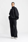 Organic Panelled Sweatshirt - Svart