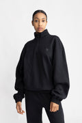 Organic Panelled Sweatshirt - Svart