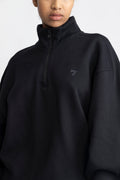 Organic Panelled Sweatshirt - Svart