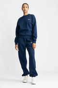 Organic Fitted Crewneck - Pageant Blue