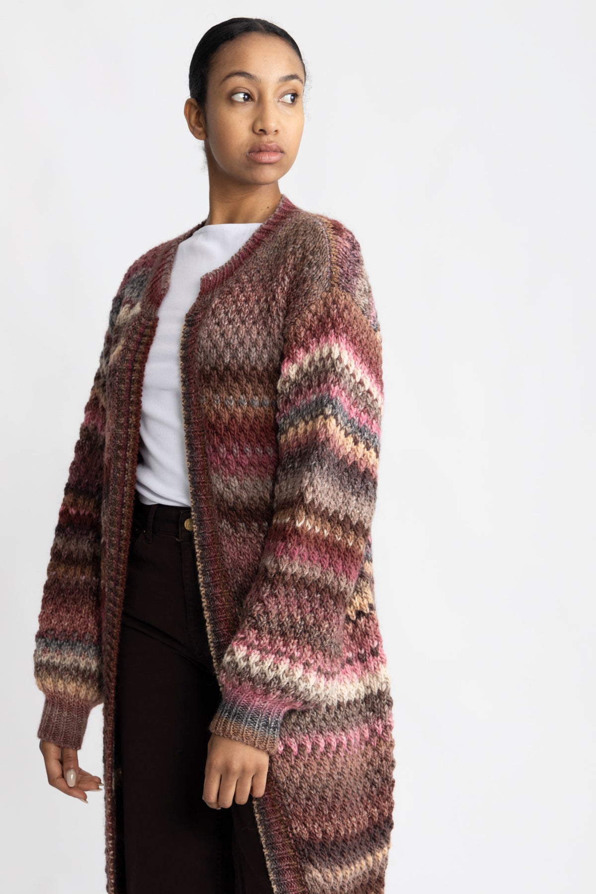 Gio Cardigan - Rust Mix