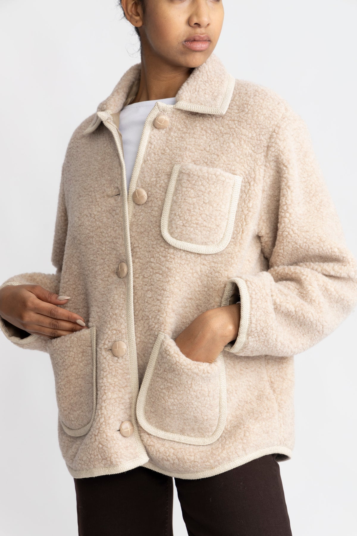 A.P.C. Blouson Esther - Beige Rose