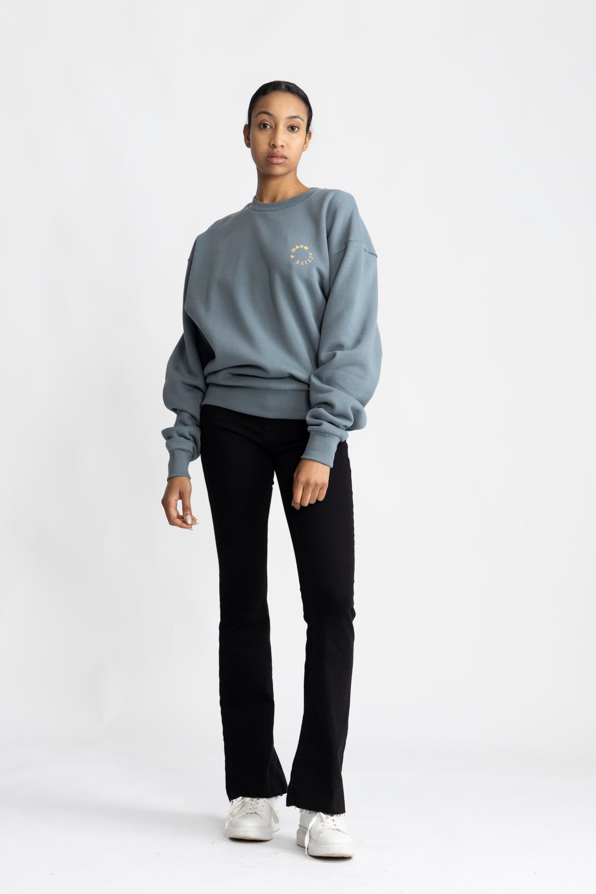 Organic Crewneck - Stormy Weather