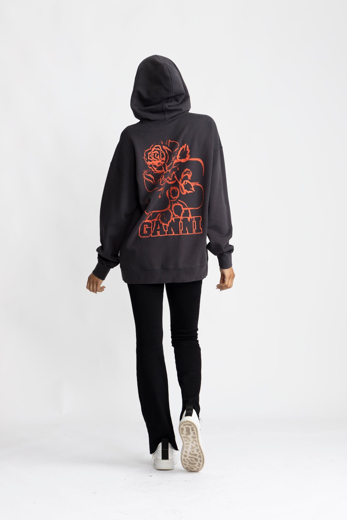 Isoli Rose Oversized Hoodie - Phantom