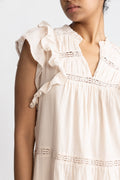 Ankita S Voile Dress - Sand