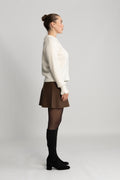 Yascuddie Ls Knit Cardigan - Birch