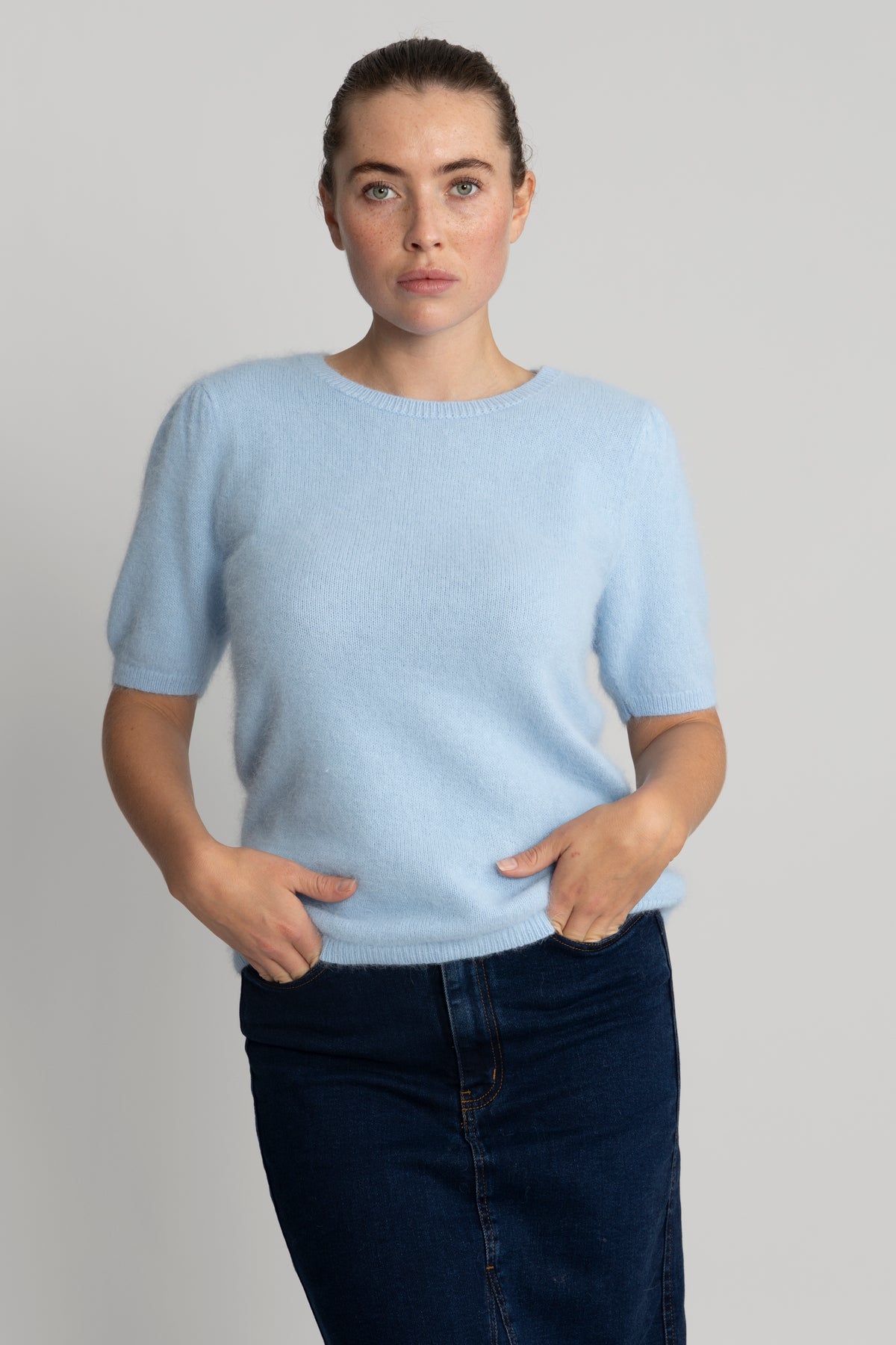 Sarah Pullover - Light Blue