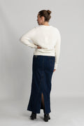 Nor Short Cardigan - Clear Cream