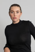 Wola LS High Neck - Svart