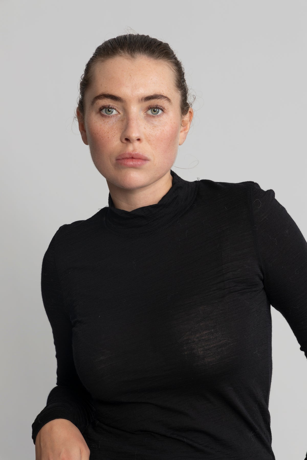 Wola LS High Neck - Svart