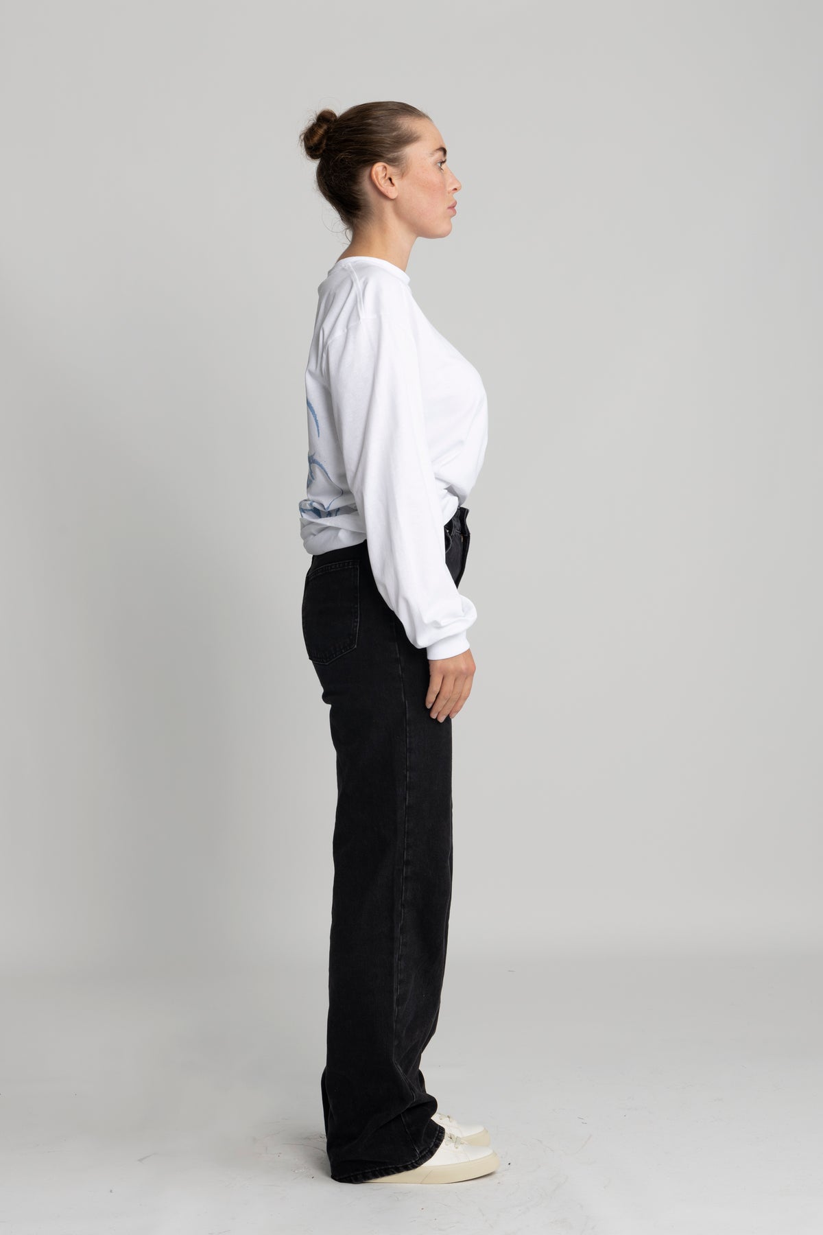 Future Heavy Jersey Rose Long Sleeve T-Shirt - Bright White