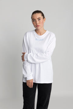 Future Heavy Jersey Rose Long Sleeve T-Shirt - Bright White