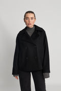 Alma Short Wool Jacket - Svart