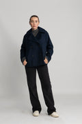 Alma Short Wool Jacket - Dark Sapphire