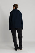Alma Short Wool Jacket - Dark Sapphire
