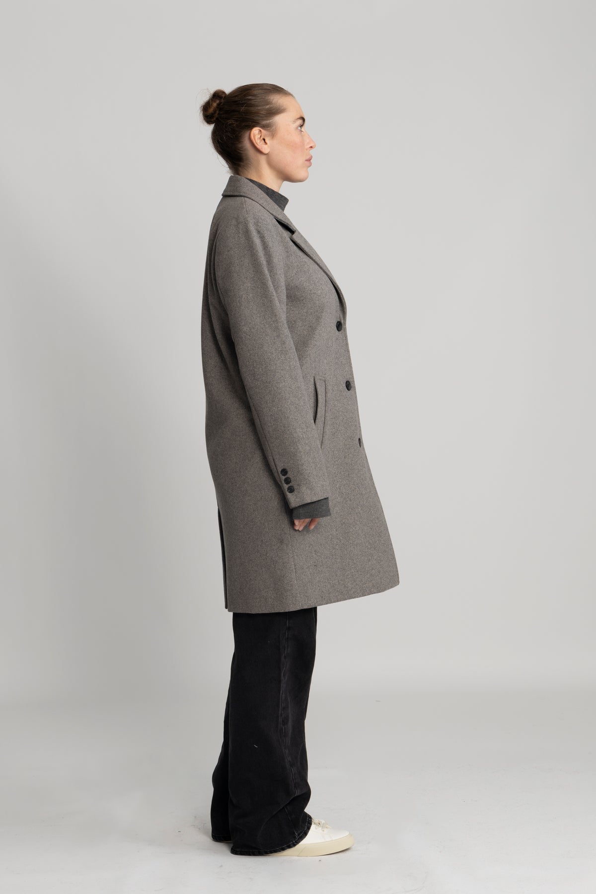New Alma Ullkappa - Steel Gray Melange
