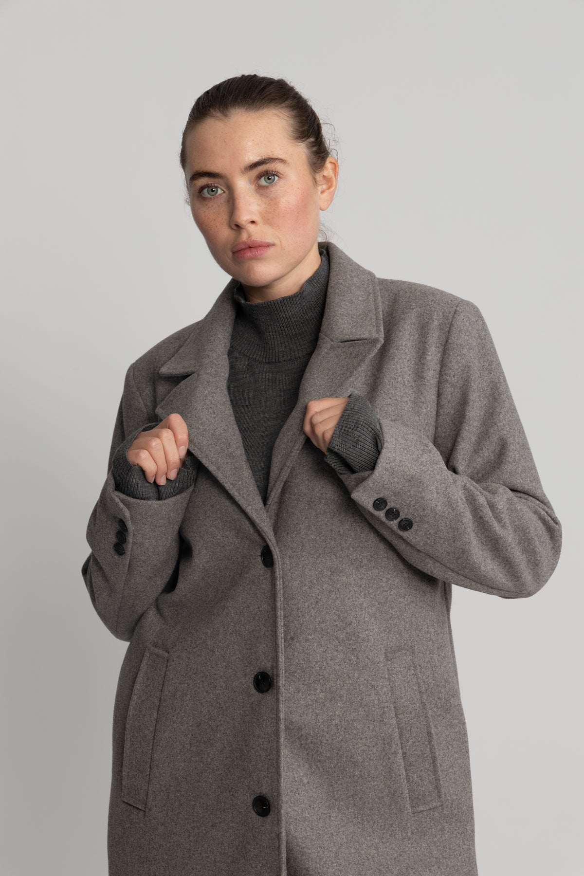 New Alma Ullkappa - Steel Gray Melange