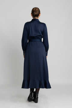 Iza Midi Dress - Blue