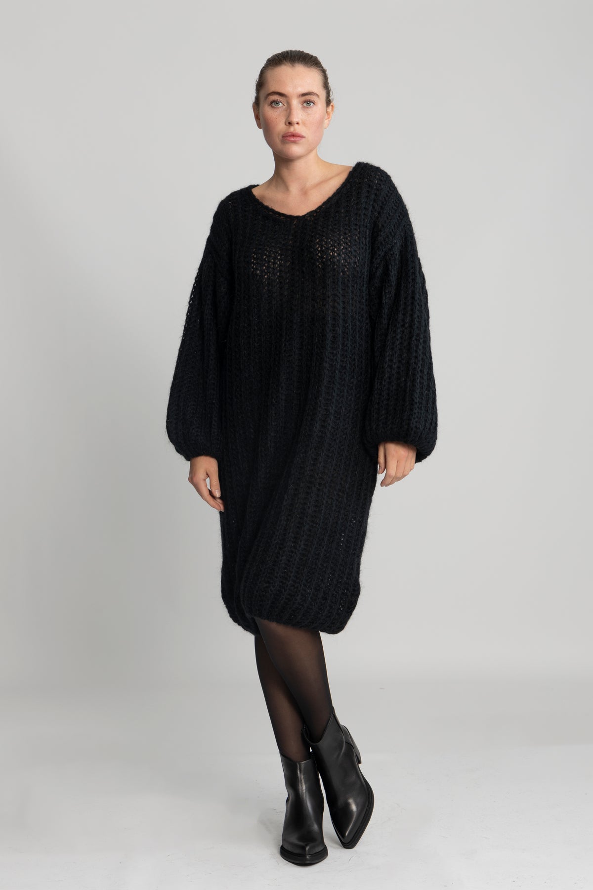 Jasmin Knit Dress - Svart